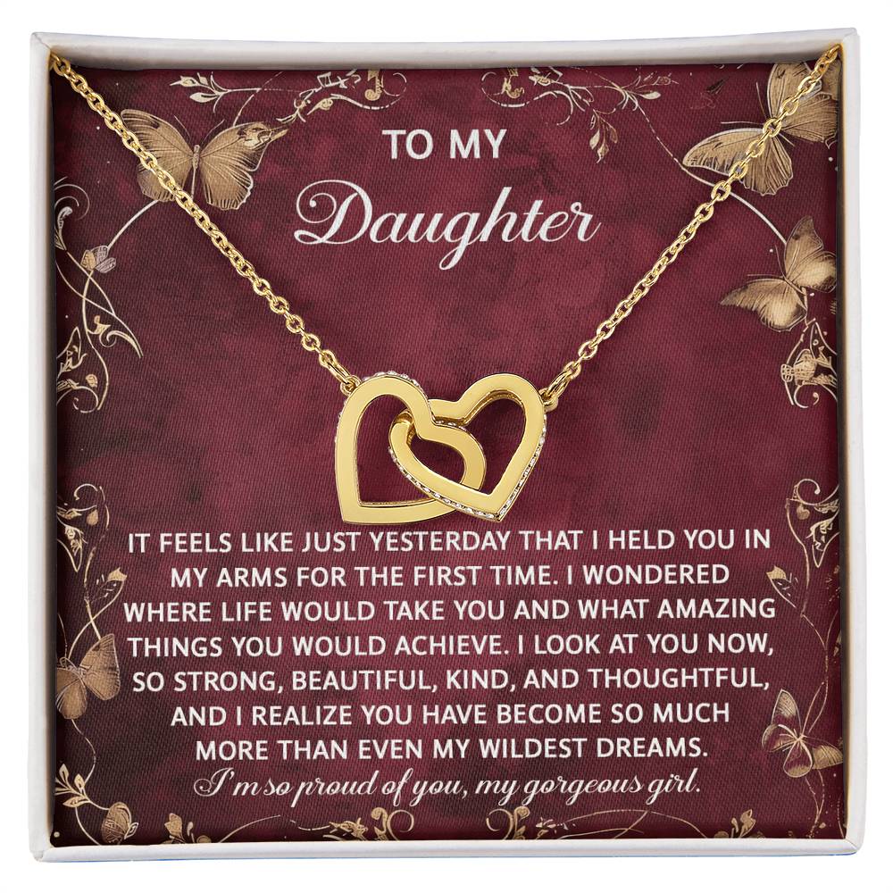 Daughter-Wildest Dreams | Interlocking Hearts Necklace
