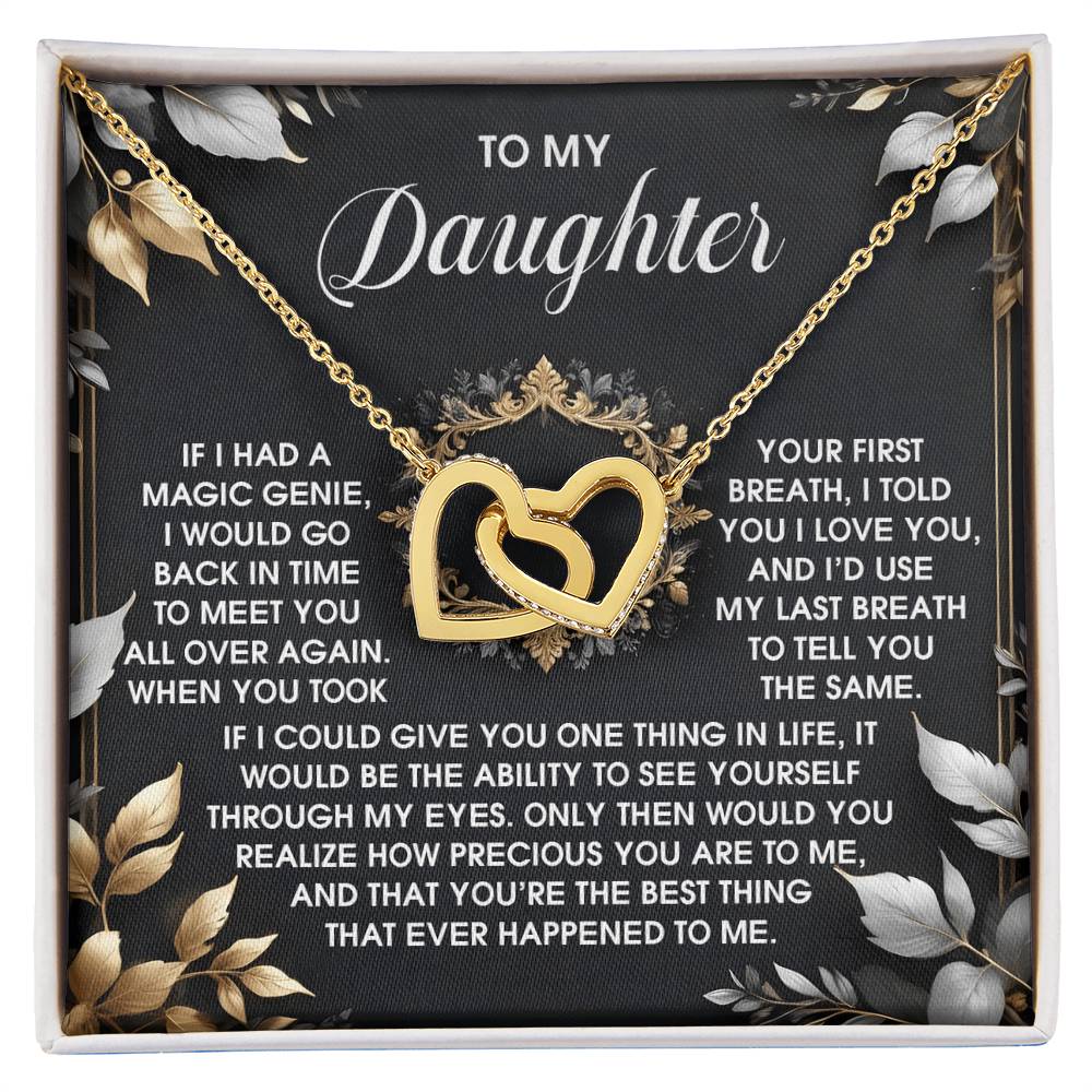 Daughter-Over Again | Interlocking Hearts Necklace