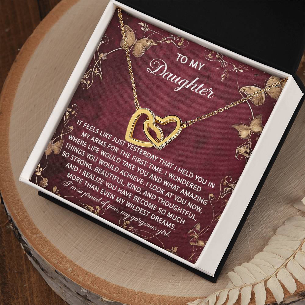 Daughter-Wildest Dreams | Interlocking Hearts Necklace