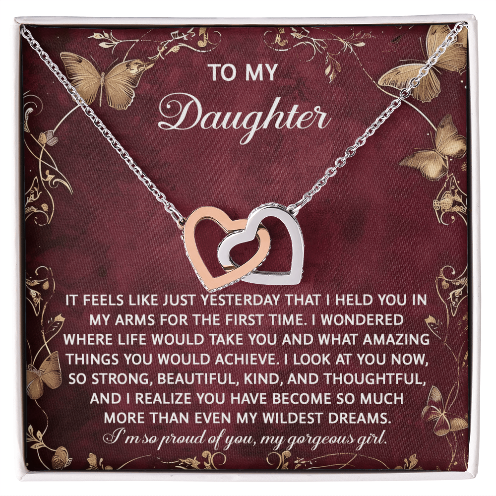 Daughter-Wildest Dreams | Interlocking Hearts Necklace