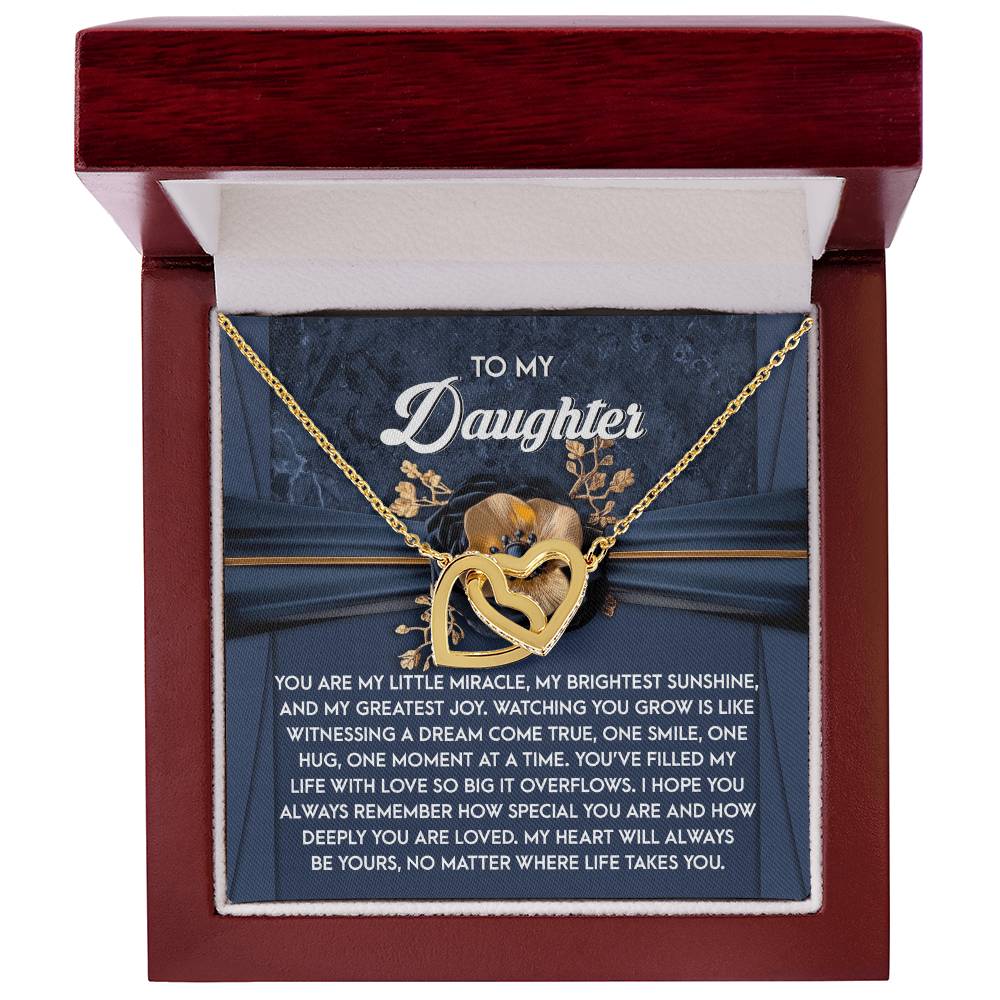 Daughter-You Are Loved | Interlocking Hearts Necklace