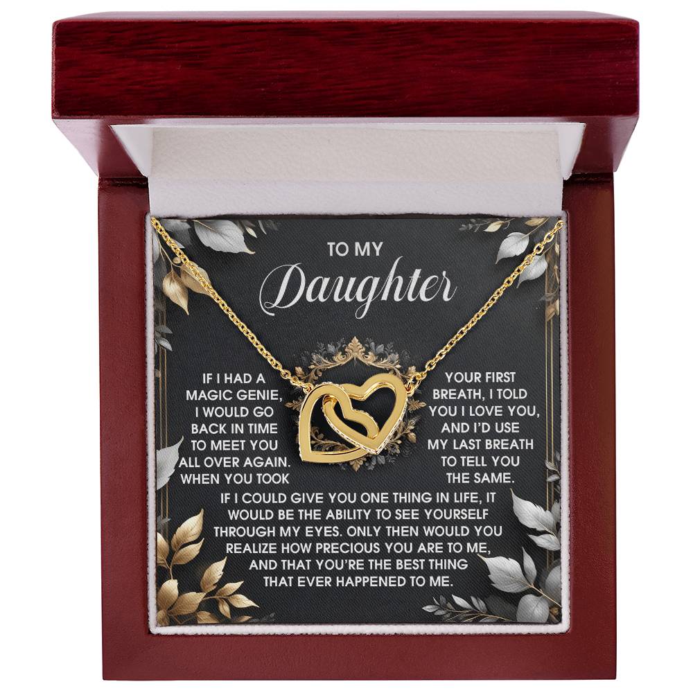 Daughter-Over Again | Interlocking Hearts Necklace