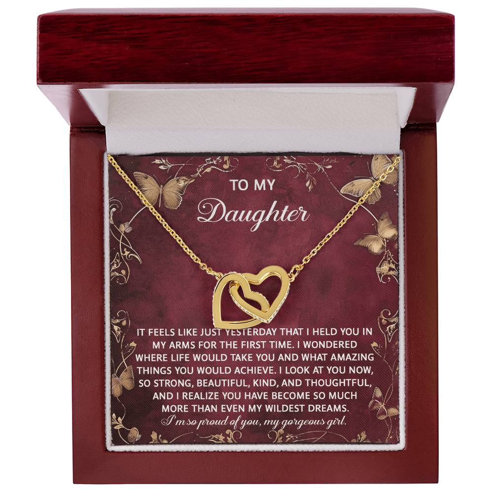 Daughter-Wildest Dreams | Interlocking Hearts Necklace
