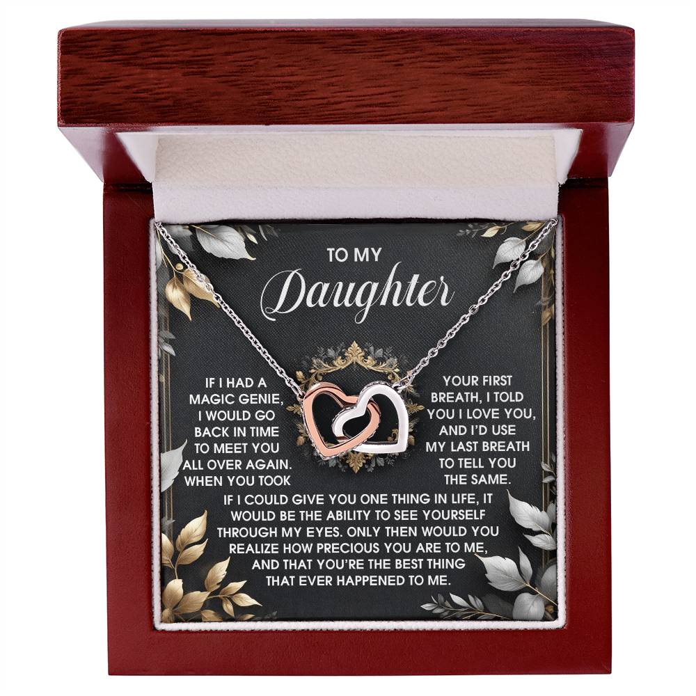 Daughter-Over Again | Interlocking Hearts Necklace