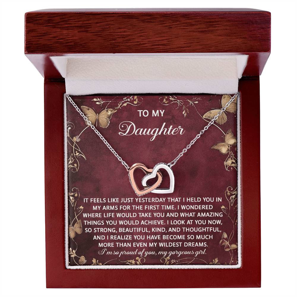 Daughter-Wildest Dreams | Interlocking Hearts Necklace