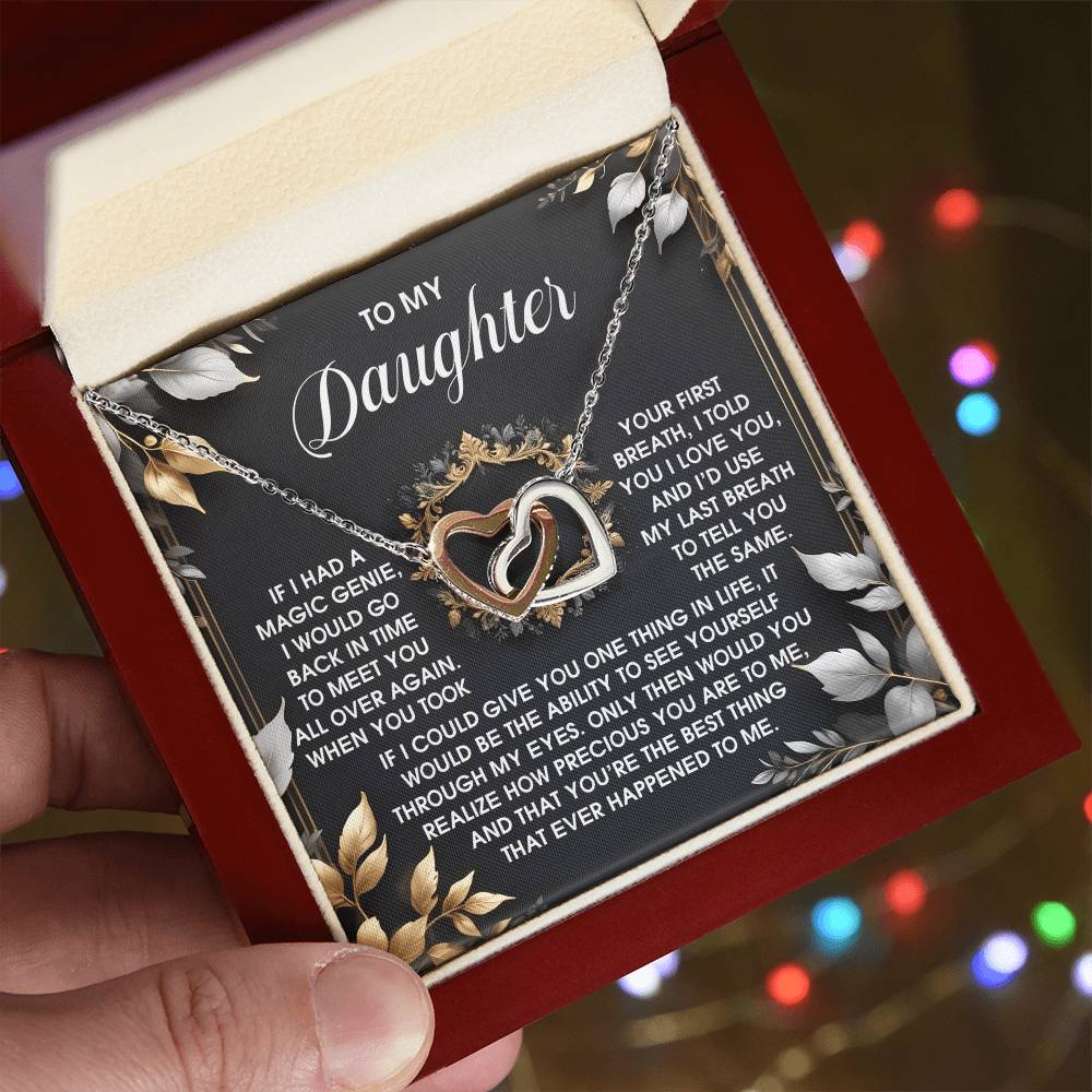 Daughter-Over Again | Interlocking Hearts Necklace
