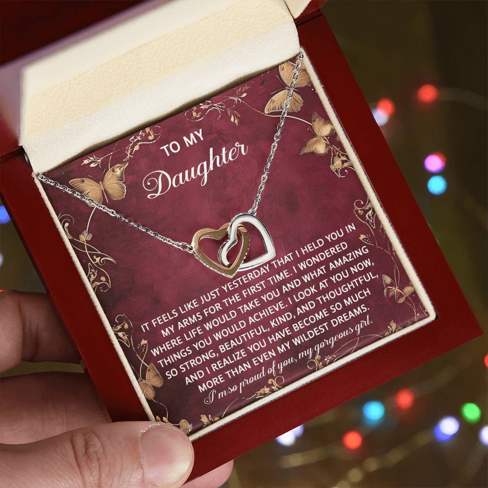 Daughter-Wildest Dreams | Interlocking Hearts Necklace