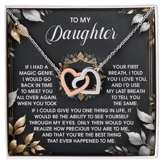 Daughter-Over Again | Interlocking Hearts Necklace
